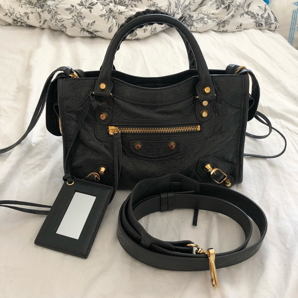 ❌SOLD❌ Balenciaga Mini City bag in Charcoal
